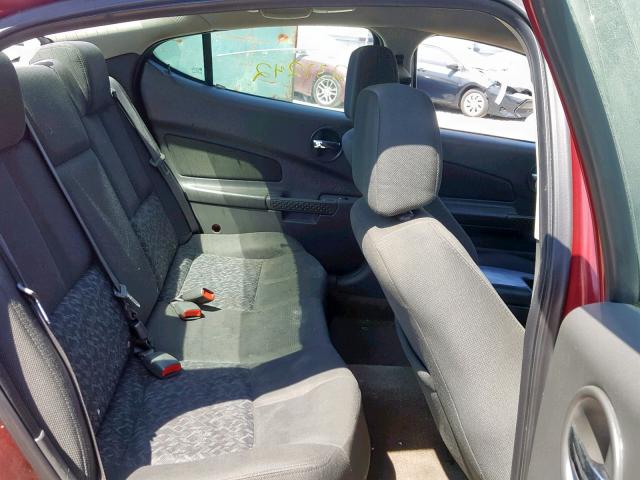 2G2WP522041146379 - 2004 PONTIAC GRAND PRIX BURGUNDY photo 6