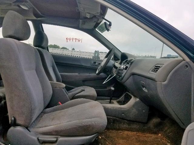 1HGEJ8243WL116691 - 1998 HONDA CIVIC EX BLACK photo 5