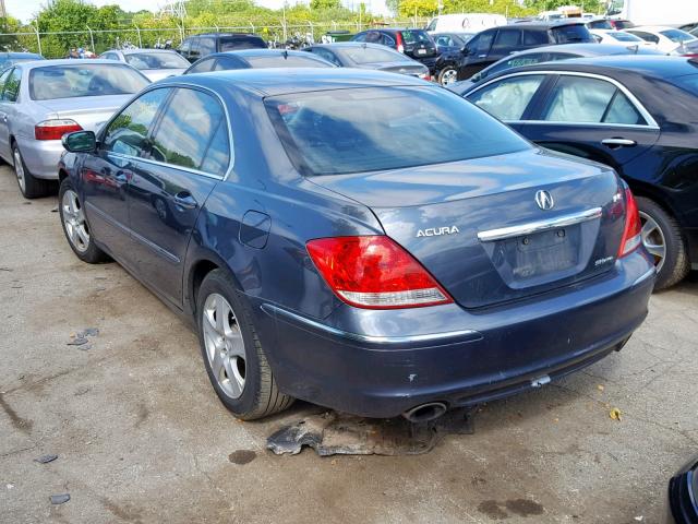 JH4KB16687C002798 - 2007 ACURA RL CHARCOAL photo 3