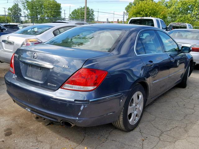 JH4KB16687C002798 - 2007 ACURA RL CHARCOAL photo 4