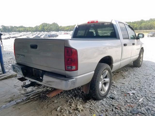 1D7HA18N33S279402 - 2003 DODGE RAM 1500 S SILVER photo 4