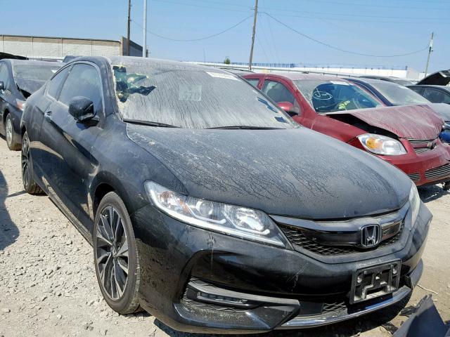 1HGCT1B60GA010142 - 2016 HONDA ACCORD EXL BLACK photo 1