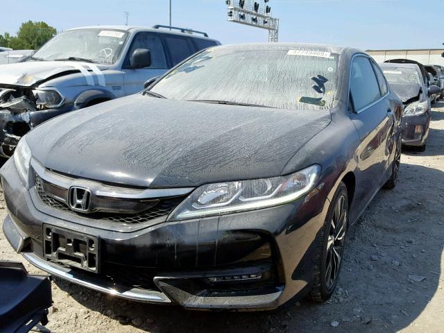 1HGCT1B60GA010142 - 2016 HONDA ACCORD EXL BLACK photo 2