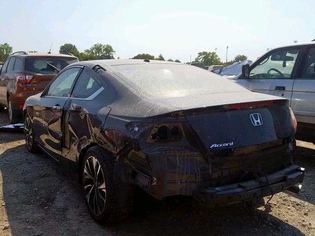 1HGCT1B60GA010142 - 2016 HONDA ACCORD EXL BLACK photo 3