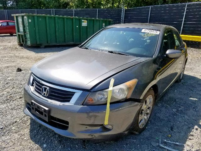 1HGCP3F87AA021707 - 2010 HONDA ACCORD EXL SILVER photo 2