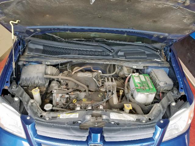 2D4RN4DE1AR208663 - 2010 DODGE GRAND CARA BLUE photo 7