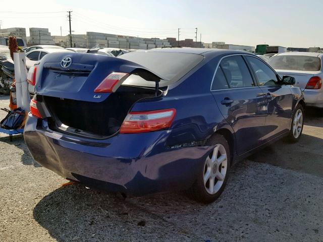 4T4BE46K48R045149 - 2008 TOYOTA CAMRY CE BLUE photo 4