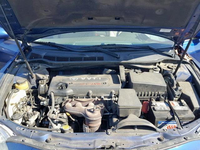 4T4BE46K48R045149 - 2008 TOYOTA CAMRY CE BLUE photo 7