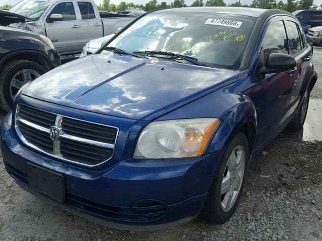 1B3HB48A59D143664 - 2009 DODGE CALIBER SX BLUE photo 2