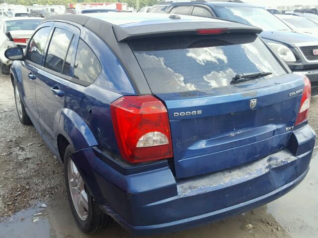 1B3HB48A59D143664 - 2009 DODGE CALIBER SX BLUE photo 3