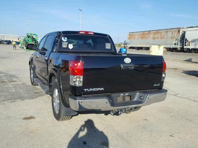 5TBDV58118S493525 - 2008 TOYOTA TUNDRA CRE BLACK photo 3