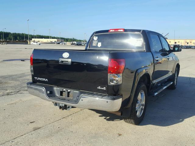 5TBDV58118S493525 - 2008 TOYOTA TUNDRA CRE BLACK photo 4