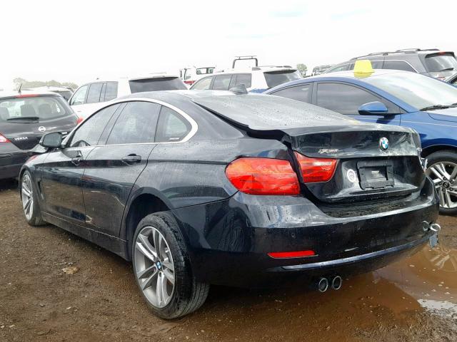 WBA4F9C50HG440327 - 2017 BMW 430XI GRAN BLACK photo 3