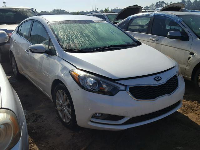 KNAFX4A8XE5051983 - 2014 KIA FORTE EX WHITE photo 1