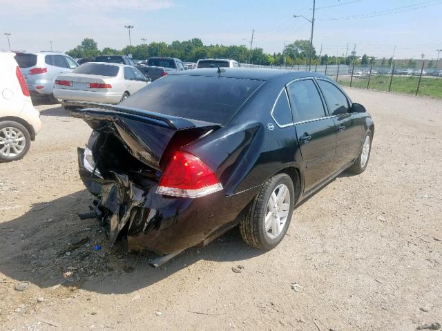 2G1WU581369414549 - 2006 CHEVROLET IMPALA LTZ BLACK photo 4