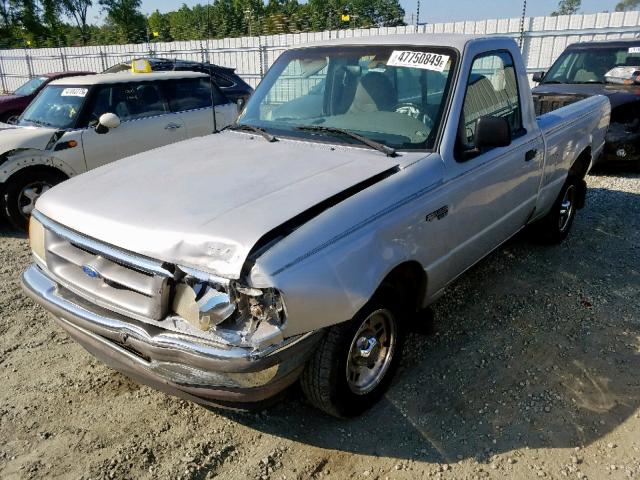 1FTCR10A7STA46797 - 1995 FORD RANGER SILVER photo 2