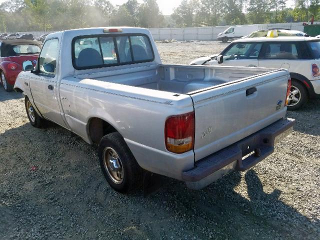 1FTCR10A7STA46797 - 1995 FORD RANGER SILVER photo 3