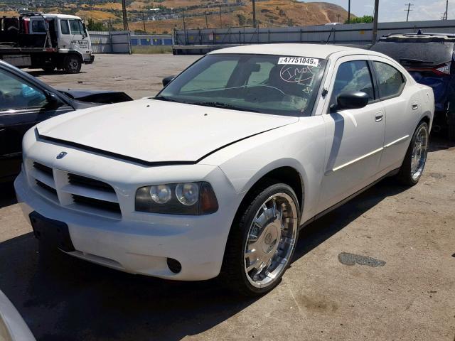 2B3KA43G58H180574 - 2008 DODGE CHARGER WHITE photo 2