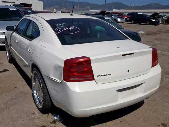 2B3KA43G58H180574 - 2008 DODGE CHARGER WHITE photo 3