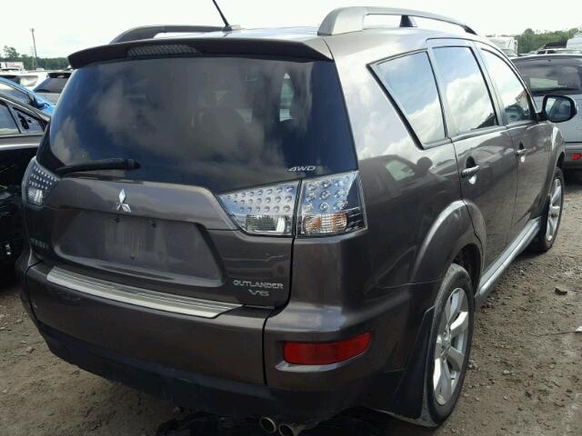 JA4JS4AX5AZ019099 - 2010 MITSUBISHI OUTLANDER BROWN photo 4