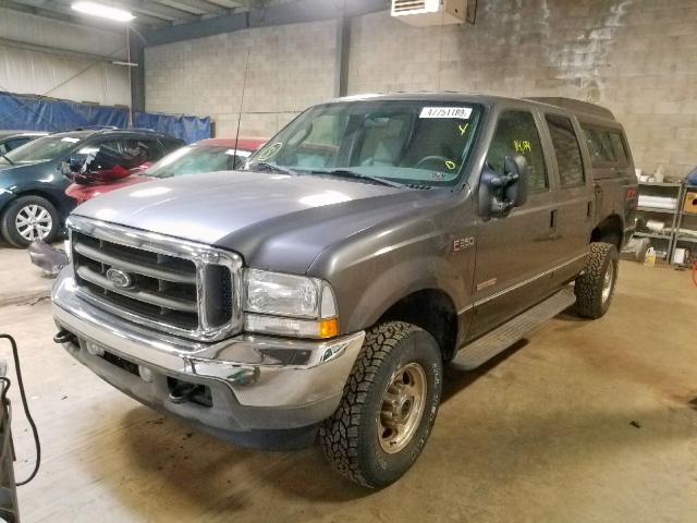 1FTSW31PX3EC20581 - 2003 FORD F350 SRW S GRAY photo 2