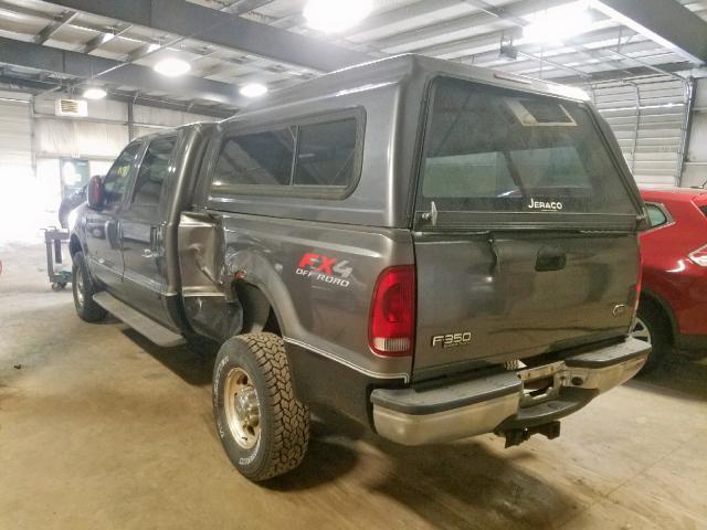 1FTSW31PX3EC20581 - 2003 FORD F350 SRW S GRAY photo 3