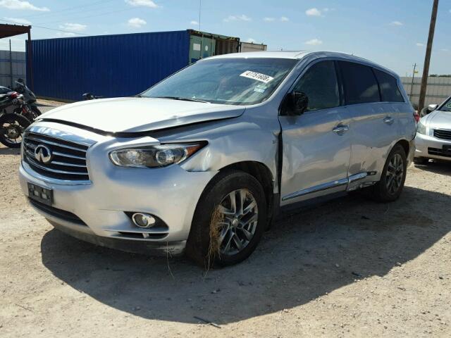 5N1AL0MN6FC539873 - 2015 INFINITI QX60 SILVER photo 2