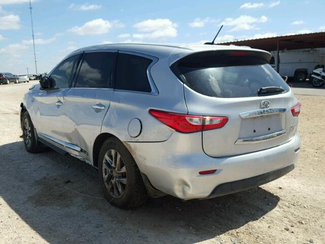 5N1AL0MN6FC539873 - 2015 INFINITI QX60 SILVER photo 3