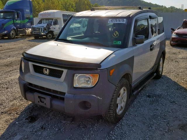 5J6YH28533L034969 - 2003 HONDA ELEMENT EX SILVER photo 2