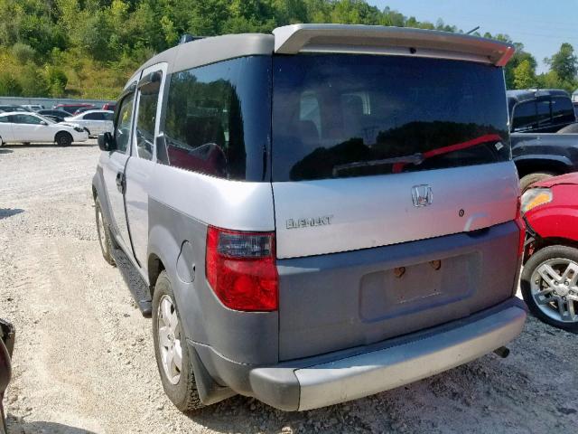 5J6YH28533L034969 - 2003 HONDA ELEMENT EX SILVER photo 3