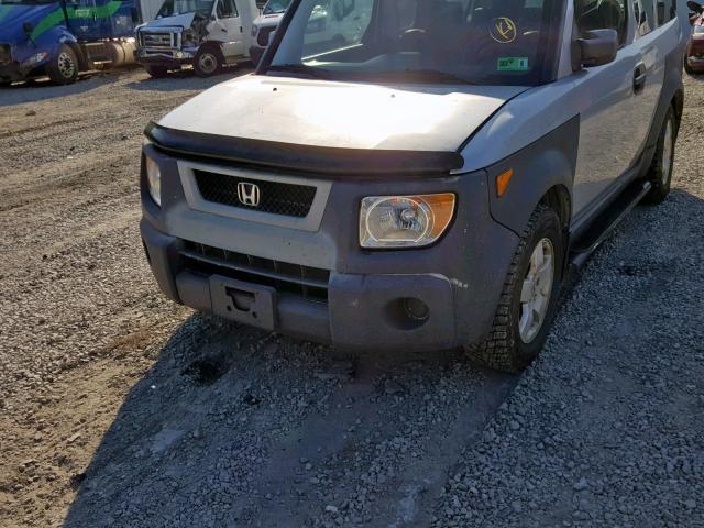 5J6YH28533L034969 - 2003 HONDA ELEMENT EX SILVER photo 9