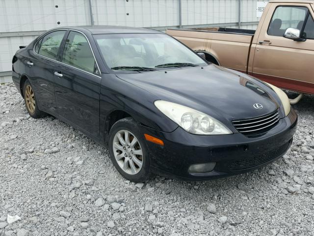 JTHBF30G536016278 - 2003 LEXUS ES 300 BLACK photo 1