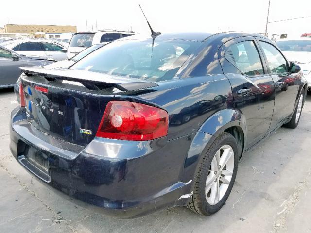 1B3BD1FGXBN510192 - 2011 DODGE AVENGER MA BLUE photo 4