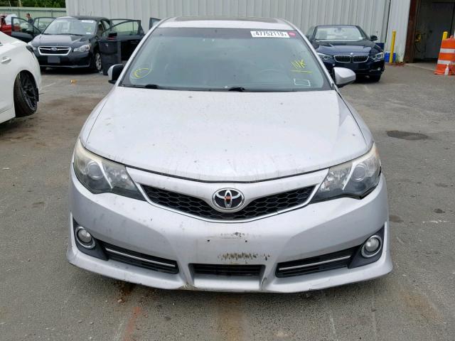4T1BF1FK4CU501519 - 2012 TOYOTA CAMRY BASE SILVER photo 9