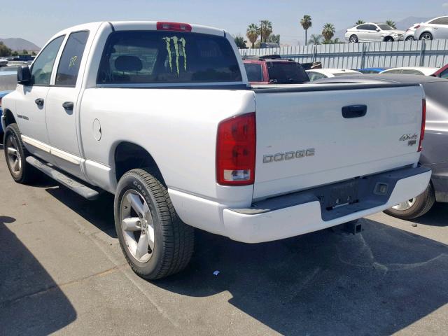 1D7HU18D94J262609 - 2004 DODGE RAM 1500 S WHITE photo 3