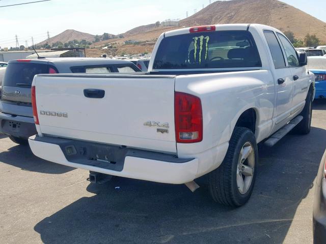 1D7HU18D94J262609 - 2004 DODGE RAM 1500 S WHITE photo 4