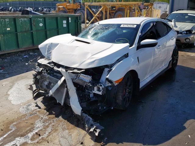 SHHFK8G72KU201164 - 2019 HONDA CIVIC TYPE WHITE photo 2