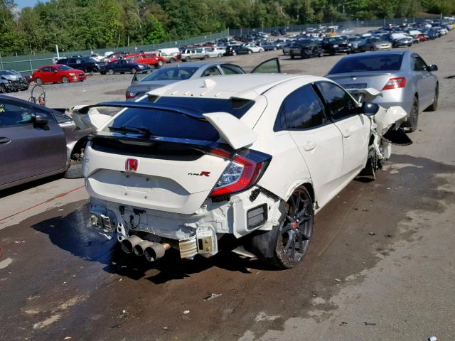 SHHFK8G72KU201164 - 2019 HONDA CIVIC TYPE WHITE photo 4