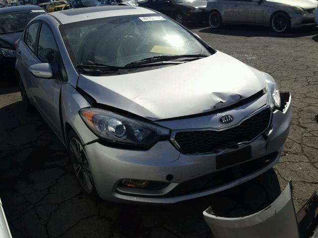 KNAFZ4A85G5465301 - 2016 KIA FORTE EX SILVER photo 1