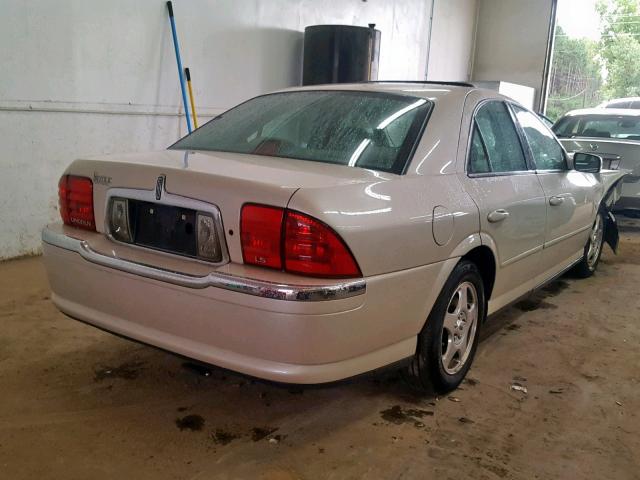 1LNHM86S4YY917949 - 2000 LINCOLN LS 棕色 照片 4