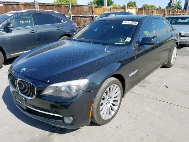 WBAKC8C53BC434319 - 2011 BMW 750 LXI BLACK photo 2