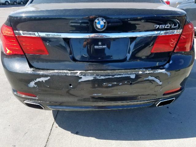 WBAKC8C53BC434319 - 2011 BMW 750 LXI BLACK photo 9