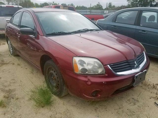 4A3AB36F87E062414 - 2007 MITSUBISHI GALANT ES MAROON photo 1