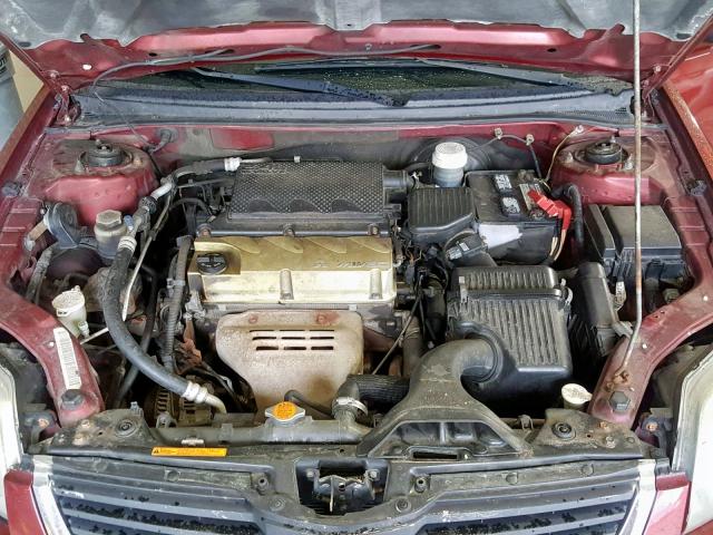 4A3AB36F87E062414 - 2007 MITSUBISHI GALANT ES MAROON photo 7