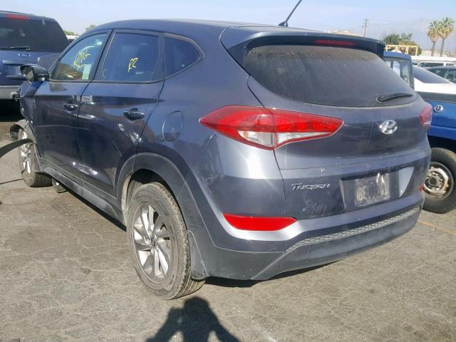 KM8J23A42JU735411 - 2018 HYUNDAI TUCSON SE GRAY photo 3