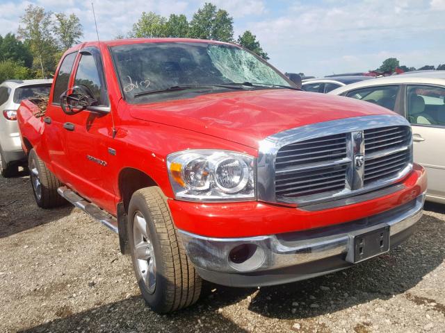 1D7HU18297S182613 - 2007 DODGE RAM 1500 S RED photo 1