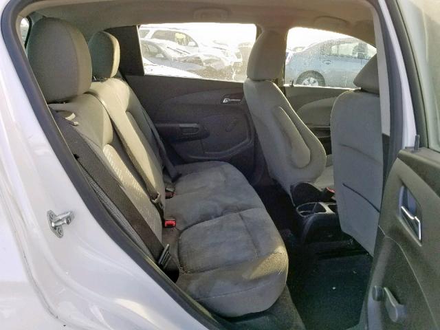 1G1JA6SH8C4152945 - 2012 CHEVROLET SONIC LS 白色 照片 6