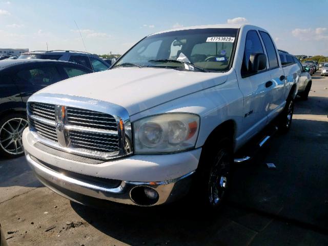 1D7HA18N38J226387 - 2008 DODGE RAM 1500 S WHITE photo 2