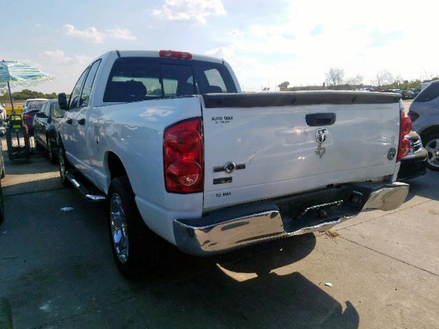 1D7HA18N38J226387 - 2008 DODGE RAM 1500 S WHITE photo 3