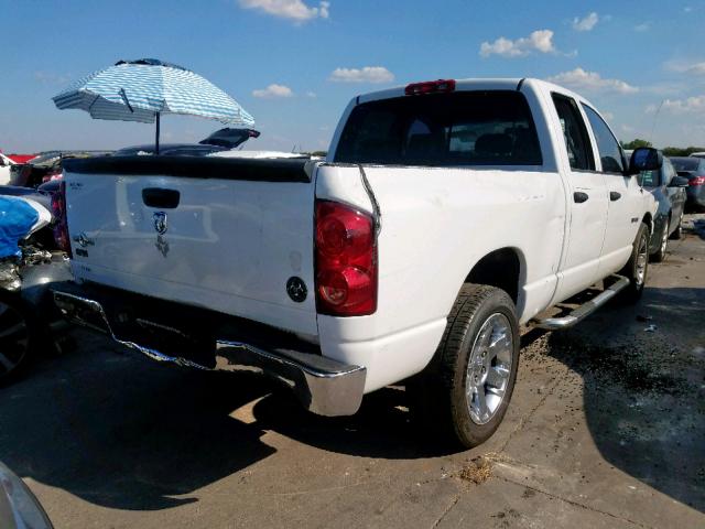 1D7HA18N38J226387 - 2008 DODGE RAM 1500 S WHITE photo 4